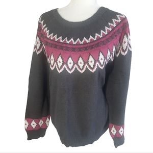 Blair soft geometric design sweater size 3XL